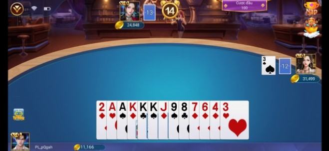 luật chơi game tiến lên miền nam tại App Twin
