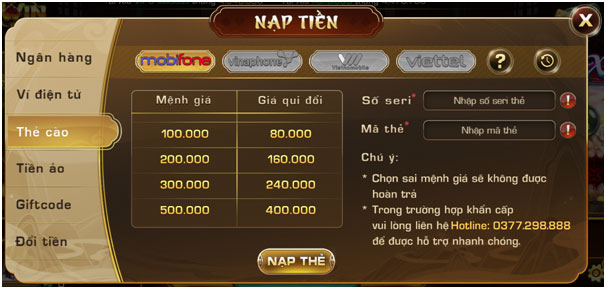 Cách nạp rút tiền tại cổng game Iwin Club 5
