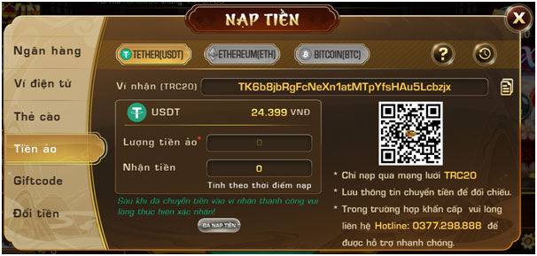 Cách nạp rút tiền tại cổng game Iwin Club 6