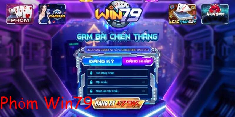 Cách đặt cược tại sảnh game cược Phỏm Win79